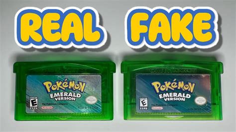 pokemon emerald real vs fake|Complete Guide to Authentic GBA Pokemon Games!.